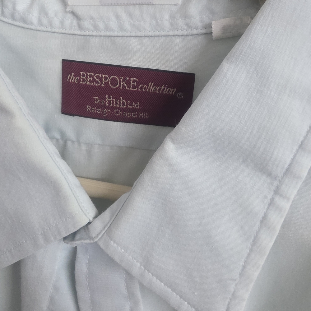 Bespoke Sky Blue Dress Shirt